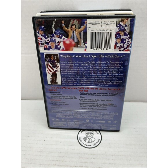 6 Movie DVD Bundle - Family/Sport - Santa Claus 2, Speed Racer, Miracle... - Picture 11 of 16